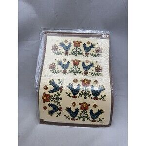 Meyercord Decals Home Corning Country Festival 1975 Birds Mid Century Decoupage